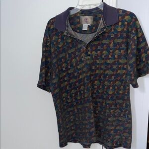 Vintage Territory Ahead Patterned Polo Shirt
